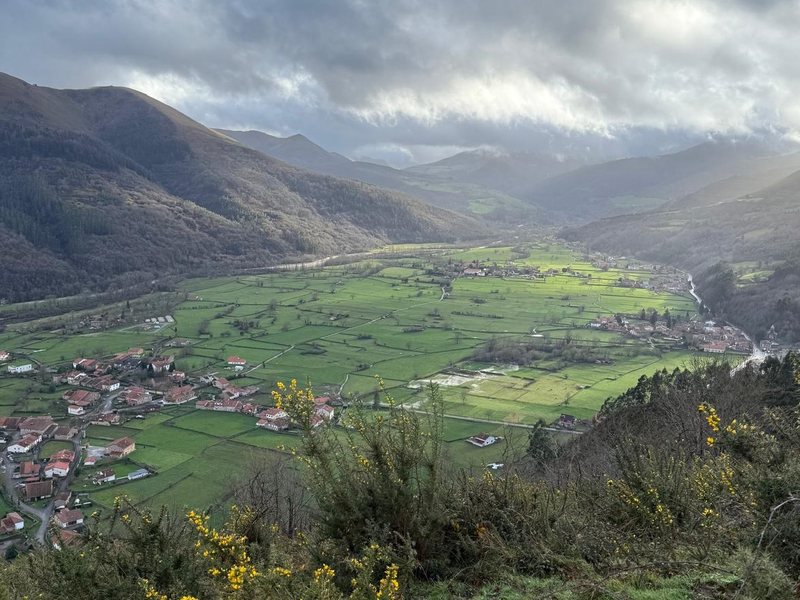 Cabuérniga Valley viewed from the estate